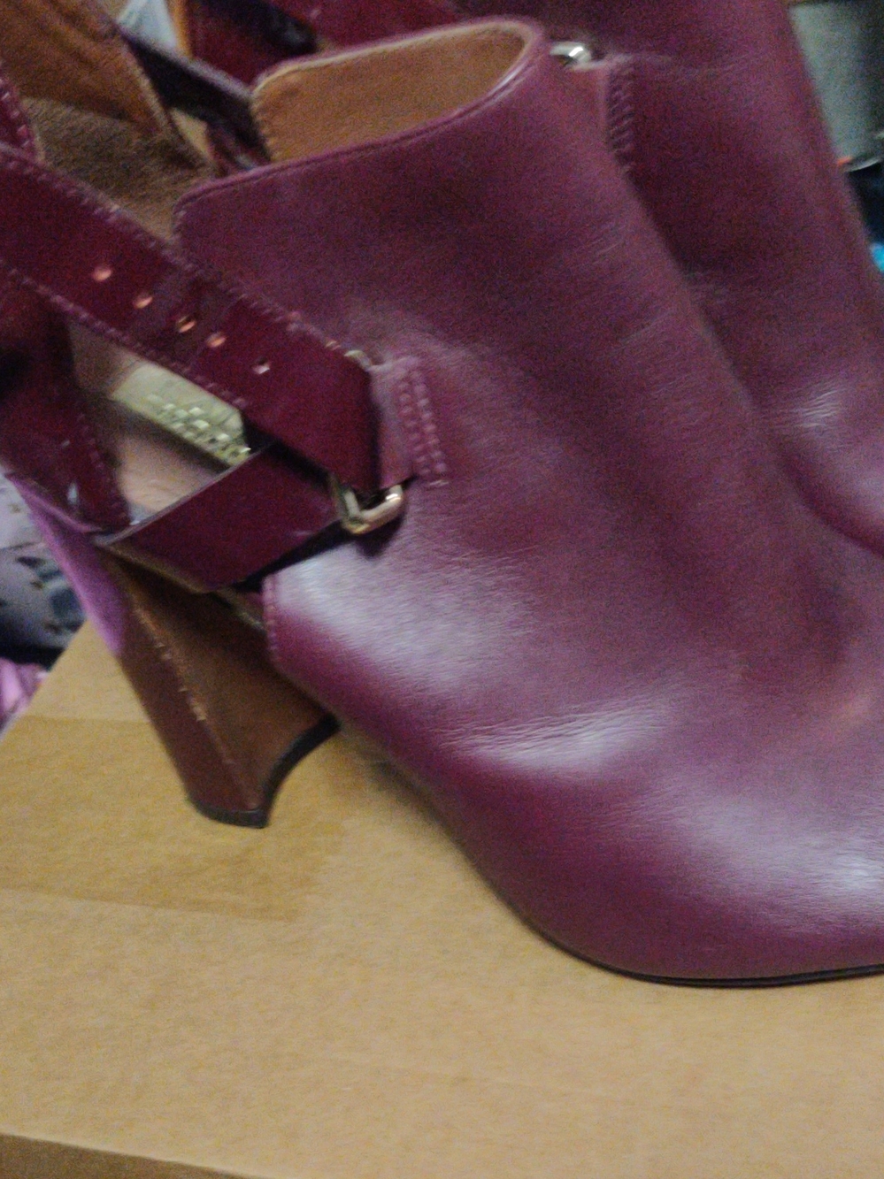 Lauren By Ralph Lauren Women’s Leather High Heel Booties